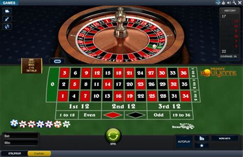 Penny Roulette Table Game .